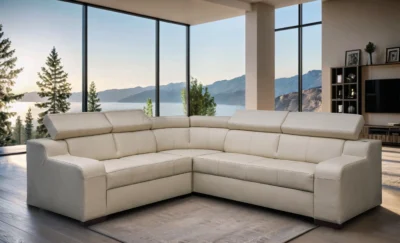 Narożnik Londyn VI standard skóra naturalna 240/270 cm