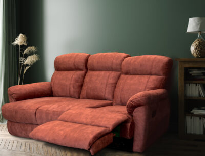 Trzyosobowa Sofa MONACO posiada 2 x Funkcj? Relax elektryczny