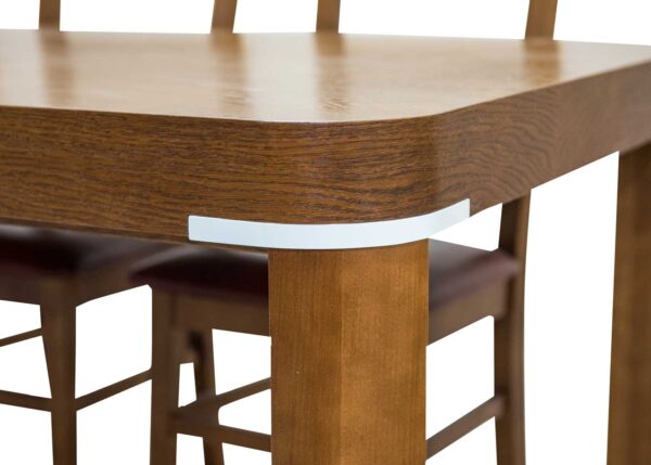 stół borys duży rozkładany z białą wstawką