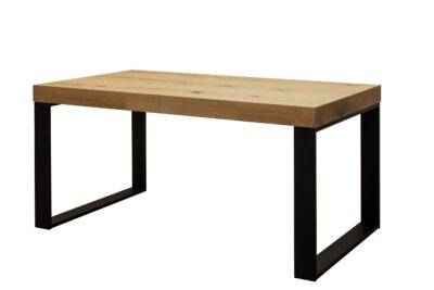 Stół drewniany, stół rozkładany 200/100+2x50 cm SJ51 styl LOFT