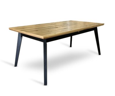Stół rozkładany 180/100 + 2x45 cm LUIS w stylu LOFT