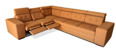 Narożnik, kanapa narożna z funkcją spania Satya III Relax 320/250 cm tkanina Plamoodporna