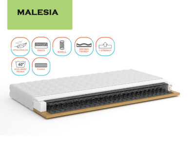 Materac MALESIA jednostronny, hipoalergiczny, Bonel 160x200 cm
