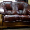 sofa skórzana Roma dębowy stelaż meble wioleks producent