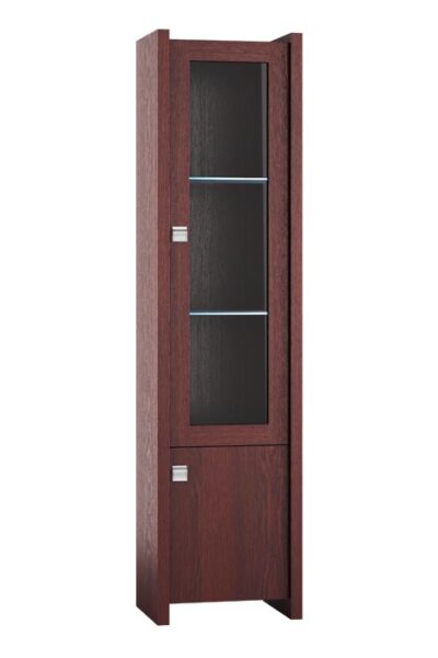 Witryna szklana, witryna do salonu 2D Ryga szerokość 50 cm