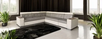 Narożnik Tulum skóra naturalna wymiar 280/340 cm