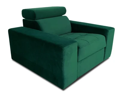 Fotel do salonu RELAX elektryczny w tkaninie szerokość 90 cm