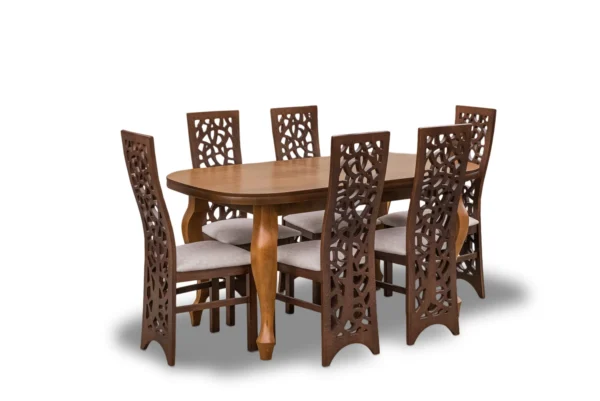 stół ludwik + 6 krzeseł kw76