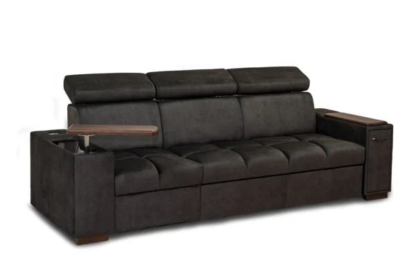 Kanapa CLEO I z dekoracyjnym pikowaniem i nowoczesnym designem do salonu