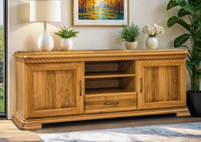 Komoda pod telewizor, szafka RTV Classic 2D2P1S szerokość 165 cm