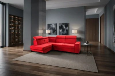 Narożnik Rozkładany Jerry I 280×200 Ruchome Zagłówki